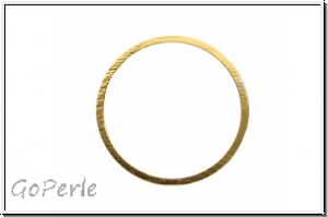 Bead Frame "Kreis", 20x20mm, goldfb., ungelocht, 1 Stk.