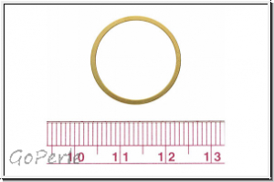 Bead Frame "Kreis", 20x20mm, goldfb., ungelocht, 1 Stk.