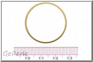 Bead Frame "Kreis", 30x30mm, goldfb., ungelocht, 1 Stk.