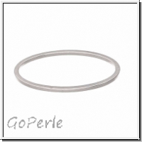 Bead Frame "Oval", 20x30mm, silberfb., ungelocht, 1 Stk.