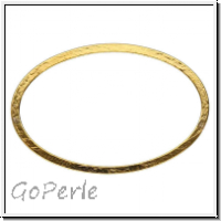 Bead Frame "Oval", 20x30mm, goldfb., ungelocht, 1 Stk.