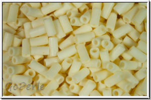 MBU-1-2021, MIYUKI Bugles, Nr. 1 (3mm), cream, op., matte, 10 g