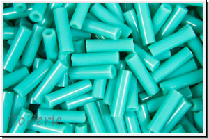 MBU-2-0412, MIYUKI Bugles, Nr. 2 (6mm), turquoise, op., 10 g