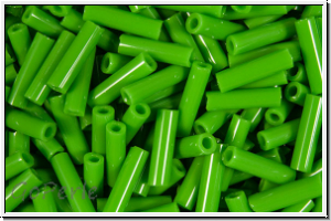 MBU-2-0411, MIYUKI Bugles, Nr. 2 (6mm), green, op., 10 g