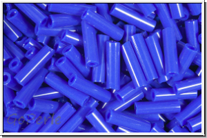 MBU-2-0414, MIYUKI Bugles, Nr. 2 (6mm), cobalt, op., 10 g
