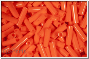 MBU-2-0406, MIYUKI Bugles, Nr. 2 (6mm), orange, dk., op., 10 g