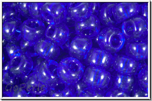 RR-06-0151, MIYUKI Rocailles, 06/0, cobalt, trans., 10g