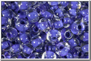 PR-06-08A28, PRECIOSA Rocailles, 6/0, crystal, trans., terra intensive purple-ld., 20g
