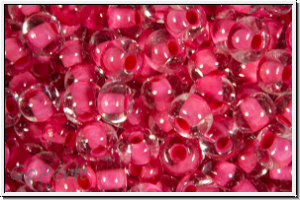 PR-06-08A77, PRECIOSA Rocailles, 6/0, crystal, trans., terra intensive pink-ld., 20g