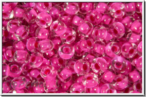 PR-08-08A26, PRECIOSA Rocailles, 8/0, crystal, trans., terra intensive magenta-ld., 20g