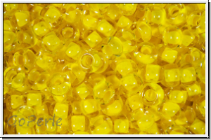 PR-08-08A86, PRECIOSA Rocailles, 8/0, crystal, trans., terra intensive yellow-ld., 20g