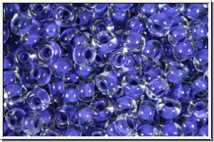 PR-08-08A28, PRECIOSA Rocailles, 8/0, crystal, trans., terra intensive purple-ld., 20g