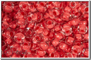 PR-08-08A98, PRECIOSA Rocailles, 8/0, crystal, trans., terra intensive red-ld., 20g