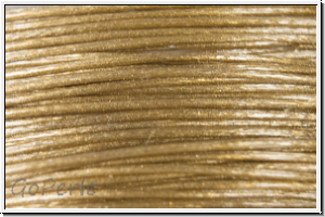 Schmuckdraht, 0,45 mm, 7 Str�nge, nylonumm., antikgoldfb., ACCULON, Preis/m