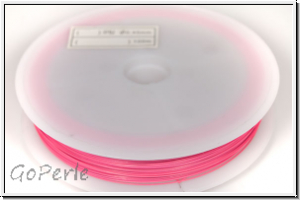 Schmuckdraht, 0,45 mm, 7 Str�nge, nylonumm., hellpink, Rolle/100m