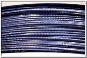 Schmuckdraht, 0,45 mm, 7 Str�nge, nylonumm., tanzanite, Preis/m