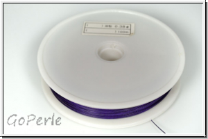 Schmuckdraht, 0,38 mm, 7 Str�nge, nylonumm., amethyst, Rolle/100m