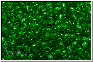 R-11-0007b, TOHO Rocailles, 11/0, grass green, trans., 10g