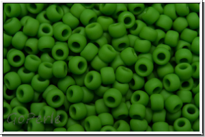 R-11-0047f, TOHO Rocailles, 11/0, mint green, op., matte, 10g