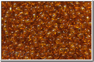 R-11-0002c, TOHO Rocailles, 11/0, topaz, dk., trans., 10g