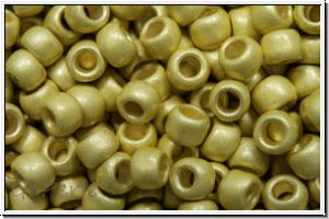 R-08-0559fPF, TOHO Rocailles, 8/0, yellow gold, galv., perm.-finish, matte, 10g