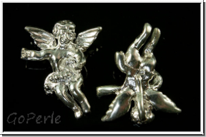 Anh�nger "Engel", 25 x 20 mm, siberfb., 925er Silber, 1 Stk.