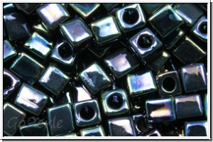 SB-03-0452, MIYUKI Squares, 3mm, blue, midnight, met., iris., 10g