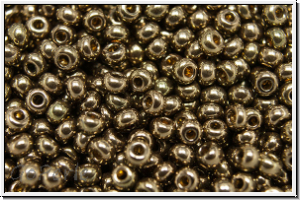 b�hm. Rocailles, 11/0, black, op., dk. bronze, 10g