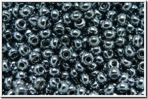 b�hm. Rocailles, 11/0, hematite, met., 10g