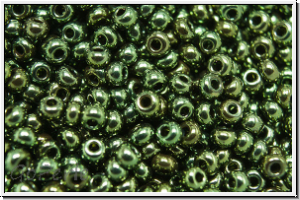 b�hm. Rocailles, 11/0, green, met., 10g