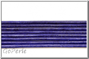 Lederband, 1,3mm, rund, violet, Ziege, L�nge 1 m