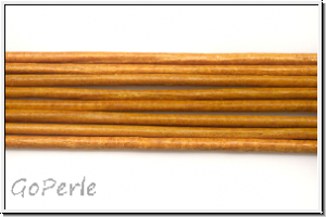 Lederband, 1,3mm, rund, light brown, Ziege, L�nge 1 m