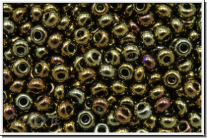 b�hm. Rocailles, 10/0, brown, met., iris., 10g