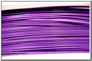 Schmuckdraht, 0,45 mm, 7 Str�nge, nylonumm., violett, Preis/m