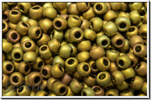 R-11-0513f, TOHO Rocailles, 11/0, carnival, met., matte, 10g
