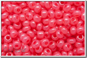 b�hm. Rocailles, 10/0, pink, hot, opal, 10g