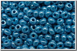 b�hm. Rocailles, 10/0, blue, denim, op., luster, 10g