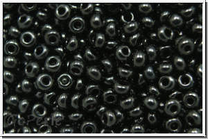 b�hm. Rocailles, 11/0, black, op., 10g