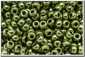 RR-08-0459, MIYUKI Rocailles, 08/0, olivine, met., 10g