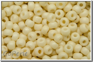 RR-08-2021, MIYUKI Rocailles, 08/0, cream, op., matte, 10g