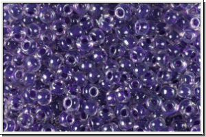 RR-11-0223, MIYUKI Rocailles, 11/0, crystal, trans., grape-ld., 10g