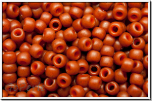 R-11-2610f, TOHO Rocailles, 11/0, orange, burnt, semi glazed, 10g