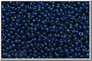 b�hm. Rocailles, 16/0, capri blue, dk., trans., 5g