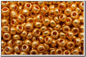 b�hm. Rocailles, 11/0, yellowgold, galv., met., 10g