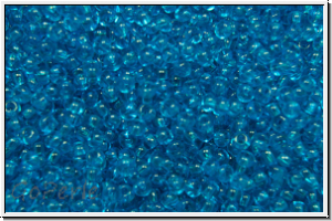 b�hm. Rocailles, 16/0, blue, capri, trans., 5g