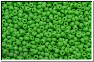 b�hm. Rocailles, 16/0, green, jade, lt., op., 5g
