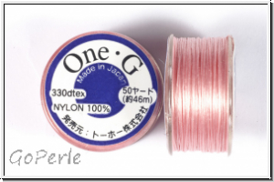 TOHO OneG Beading-Thread F�delgarn, rosa, 1 Spule