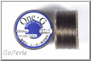 TOHO OneG Beading-Thread F�delgarn, brown, 1 Spule
