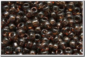 RR-11-0135, MIYUKI Rocailles, 11/0, brown, trans., 10g