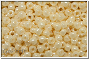 R-11-0123, TOHO Rocailles, 11/0, cream, op., luster, 10g